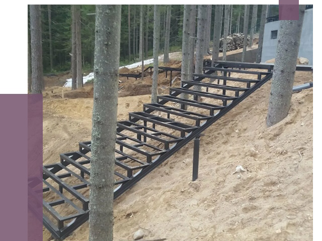 Монтаж металлических лестниц в Похвистневе от 13584 руб. 