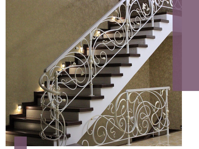 Кованые лестницы под ключ в Похвистневе — изготовление и монтаж