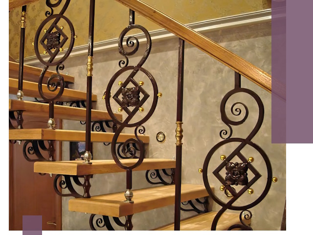 Изготовление кованых лестниц под ключ в Похвистневе