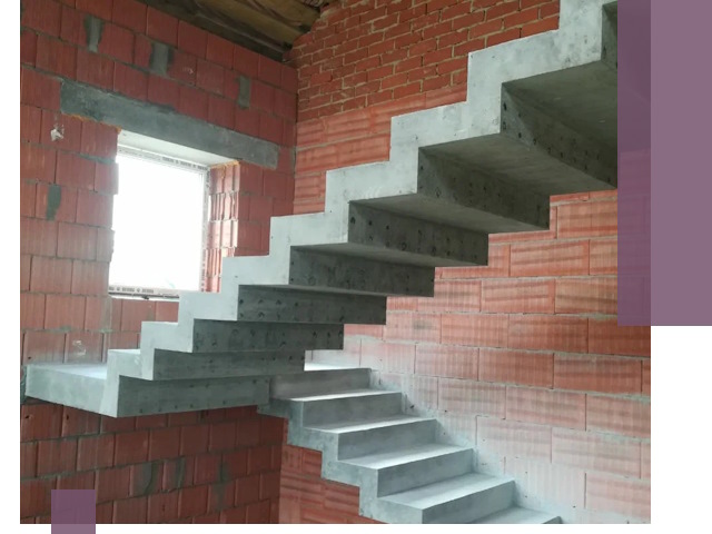 Бетонные лестницы под ключ в Похвистневе: монтаж, демонтаж, ремонт