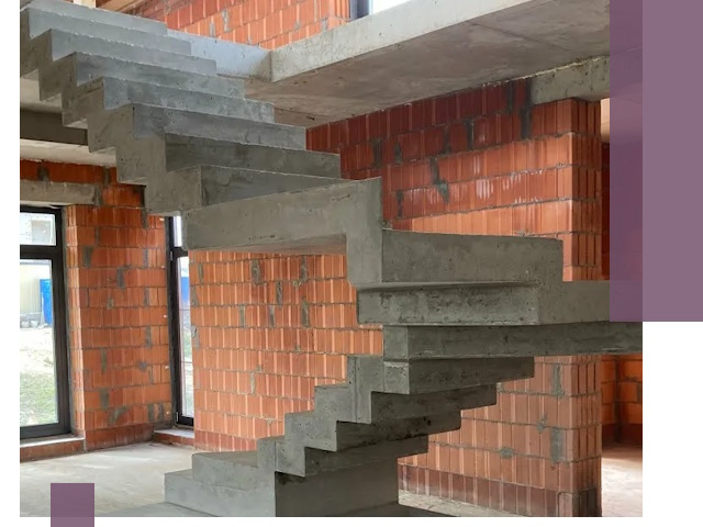 Изготовление бетонных лестниц под ключ в Похвистневе