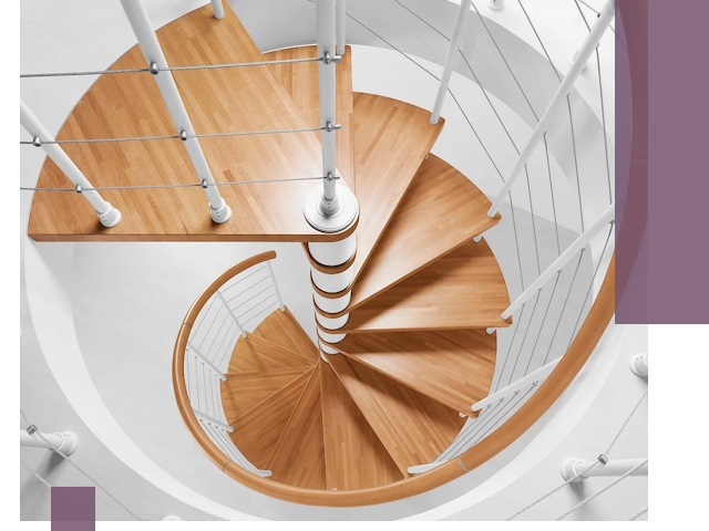 Изготовление винтовых лестниц под ключ в Похвистневе