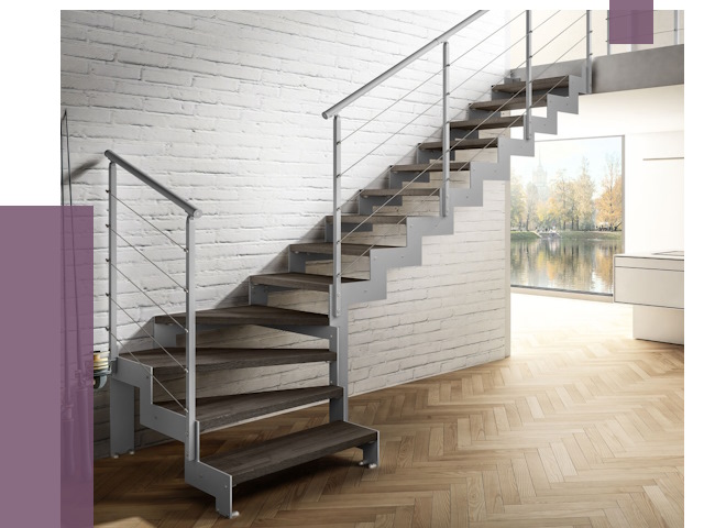 Г-образные лестницы под ключ в Похвистневе от 37164 руб. | ПРОЛЁТ-Пхв