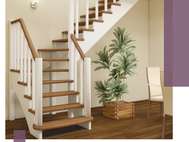 Г-образные лестницы под ключ в Похвистневе — изготовление и монтаж