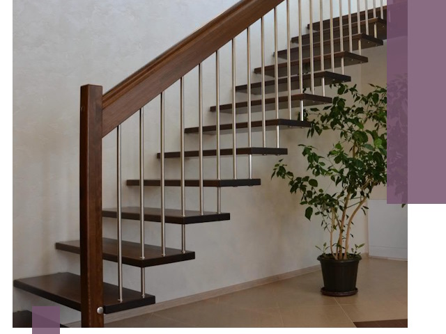 Лестницы на больцах под ключ в Похвистневе – изготовление и монтаж