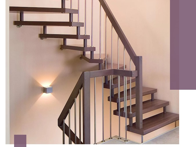 Изготовление лестниц на больцах в Похвистневе под ключ