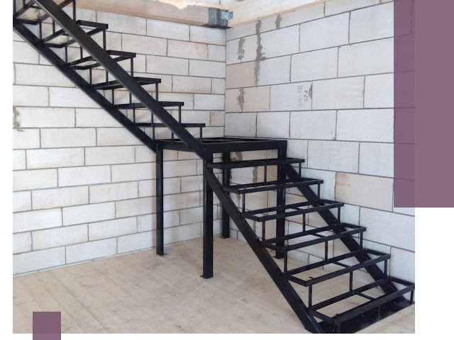 Лестницы на металлокаркасе под ключ в Похвистневе — изготовление и монтаж