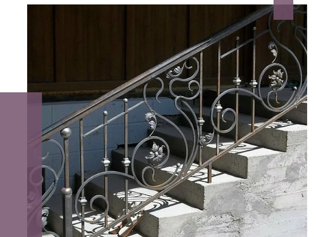 Кованые перила в Похвистневе от 8714 руб. под ключ — качество от ПРОЛЁТ-Пхв