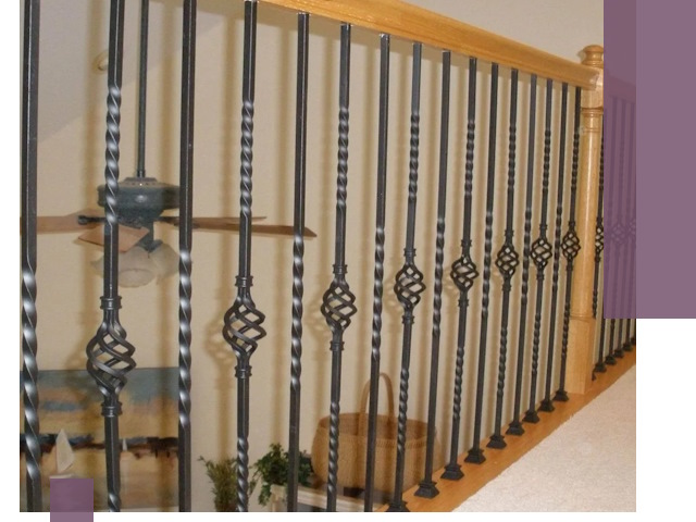 Изготовление и монтаж кованных перил в Похвистневе под ключ