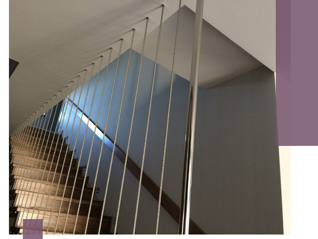 Тросовые перила под ключ в Похвистневе — производство и монтаж