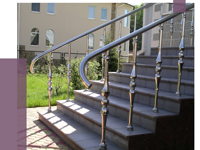 Перила для крыльца в Похвистневе от 10765 руб. — монтаж ПРОЛЁТ-Пхв