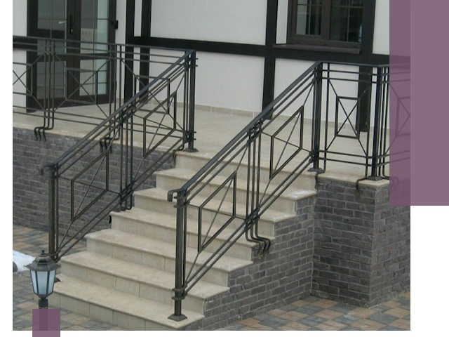 Перила для крыльца в Похвистневе — монтаж, изготовление и установка