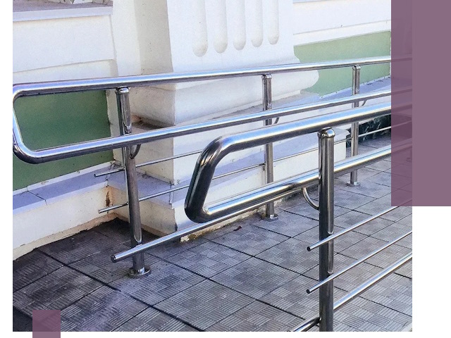 Ограждения пандусов из металла и нержавейки в Похвистневе
