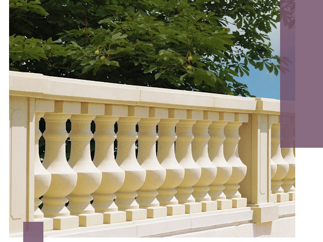 Установка балюстрады в Похвистневе: изготовление и монтаж под ключ