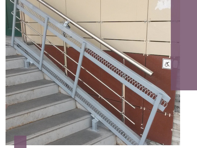 Изготовление откидных пандусов под ключ в Похвистневе