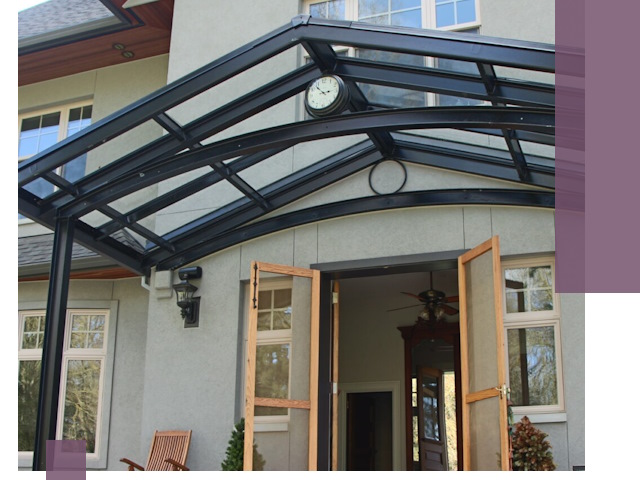 Изготовление и монтаж навесов и козырьков в Похвистневе