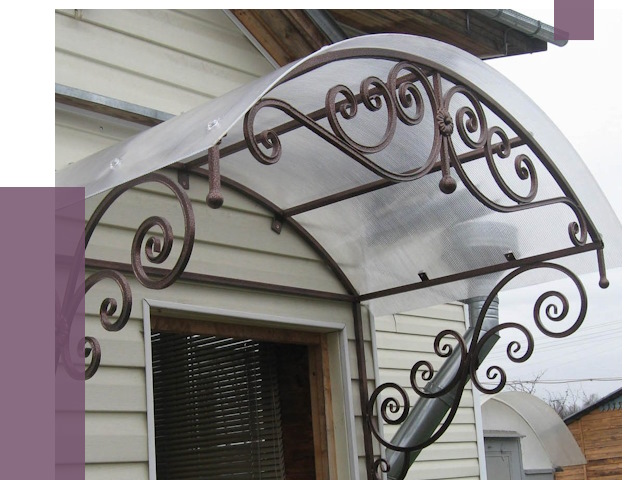 Изготовление козырьков в Похвистневе от 7381 руб. — заказать | ПРОЛЁТ-Пхв