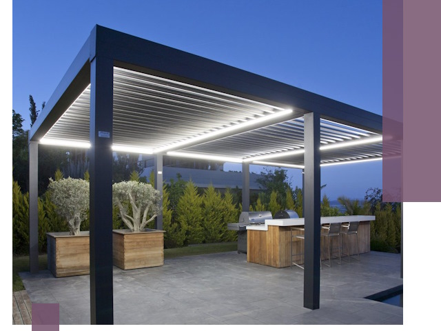 Навесы отдельно стоящие под ключ в Похвистневе из металла и поликарбоната