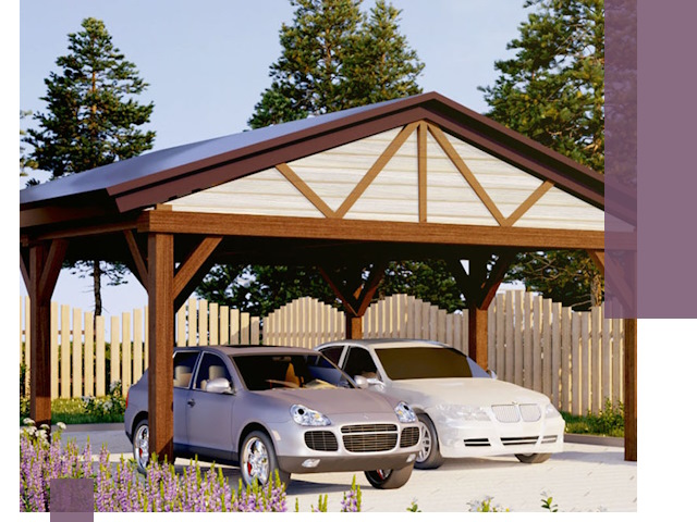 Навесы для автомобиля в Похвистневе — изготовление и монтаж