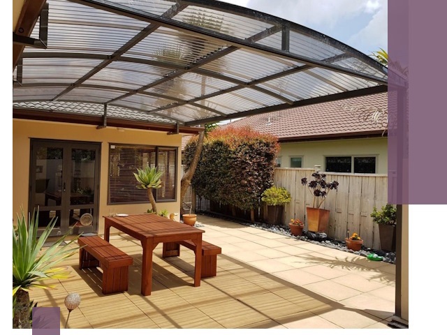 Навесы во двор под ключ в Похвистневе — изготовление и монтаж