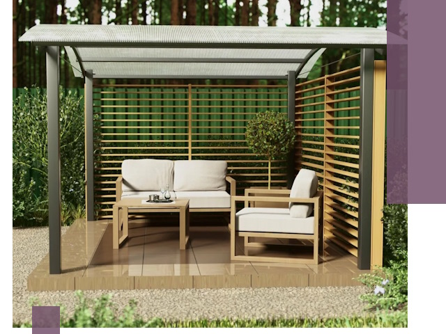 Навесы для дачи в Похвистневе: изготовление, монтаж и демонтаж