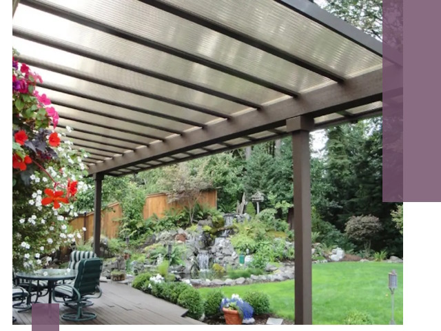 Навесы из поликарбоната под ключ в Похвистневе быстро и надёжно