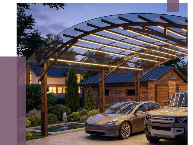 Металлические навесы в Похвистневе от 12712 руб. под ключ — ПРОЛЁТ-Пхв