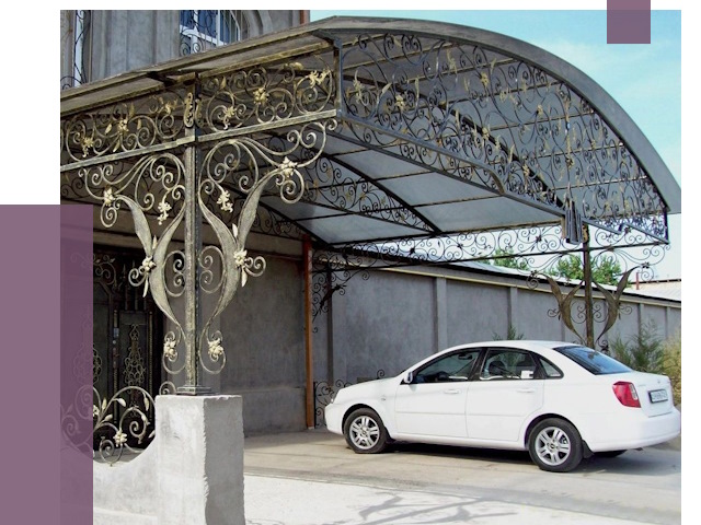 Кованые навесы в Похвистневе от 14609 руб. | ПРОЛЁТ-Пхв