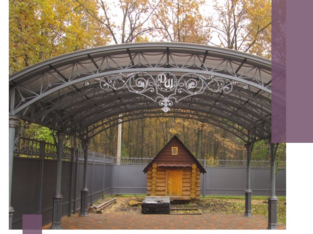 Кованые навесы премиум-класса под заказ в Похвистневе