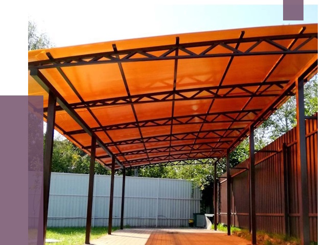 Односкатные навесы под ключ в Похвистневе от 13174 руб. 