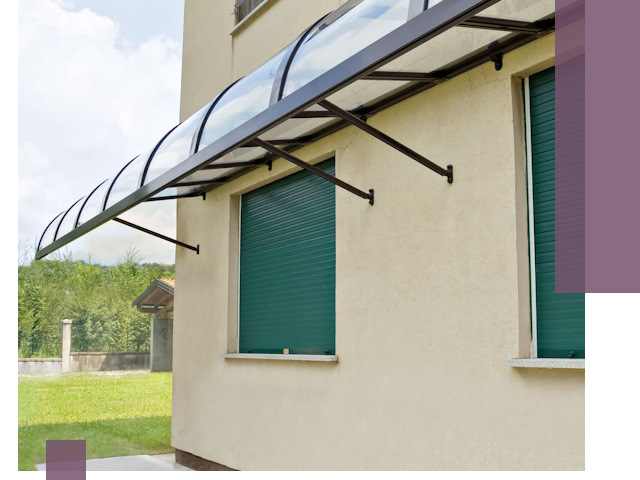 Козырьки над окнами в Похвистневе — изготовление и монтаж по выгоде