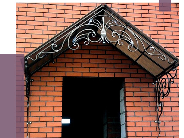 Металлические козырьки в Похвистневе от 10713 руб. 