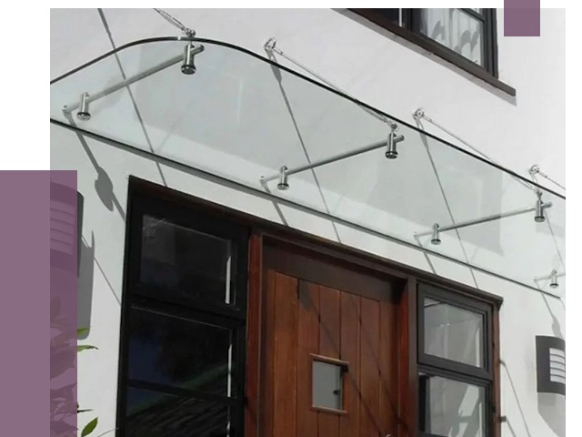 Стеклянные козырьки в Похвистневе от 18966 руб. | ПРОЛЁТ-Пхв