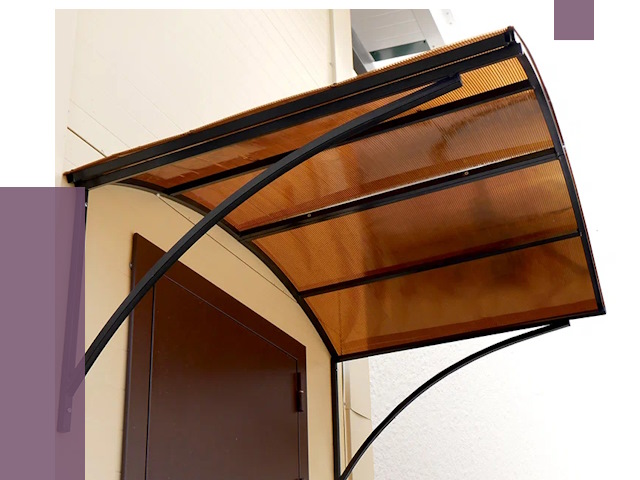 Недорогие козырьки в Похвистневе от 7607 руб.  | ПРОЛЁТ-Пхв