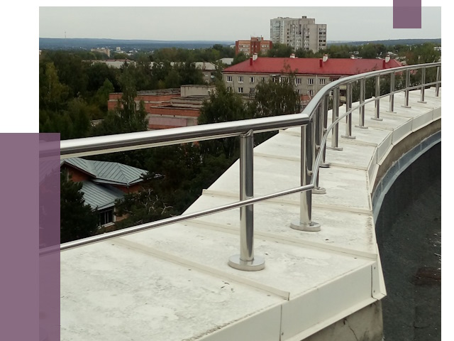 Парапеты и ограждения кровли в Похвистневе от 4972 руб. 