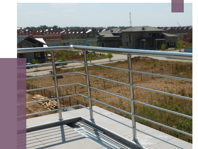 Парапеты из нержавеющей стали в Похвистневе от 7997 руб. за м² | ПРОЛЁТ-Пхв