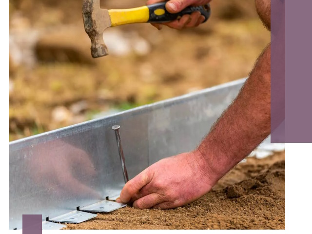 Монтаж металлических бордюров в Похвистневе быстро и качественно