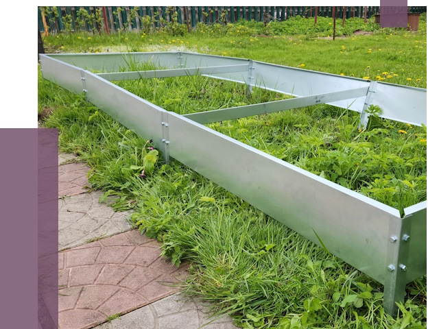 Металлические бордюры для грядок в Похвистневе от 1794 руб. 
