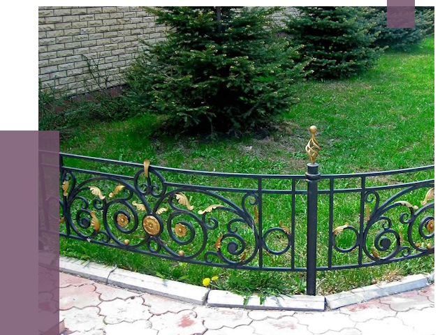 Кованые газонные ограждения в Похвистневе от 7638 руб. — ПРОЛЁТ-Пхв