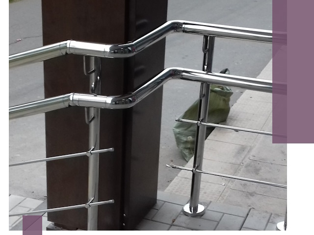 Монтаж поручней из нержавеющей стали в Похвистневе качественно и быстро